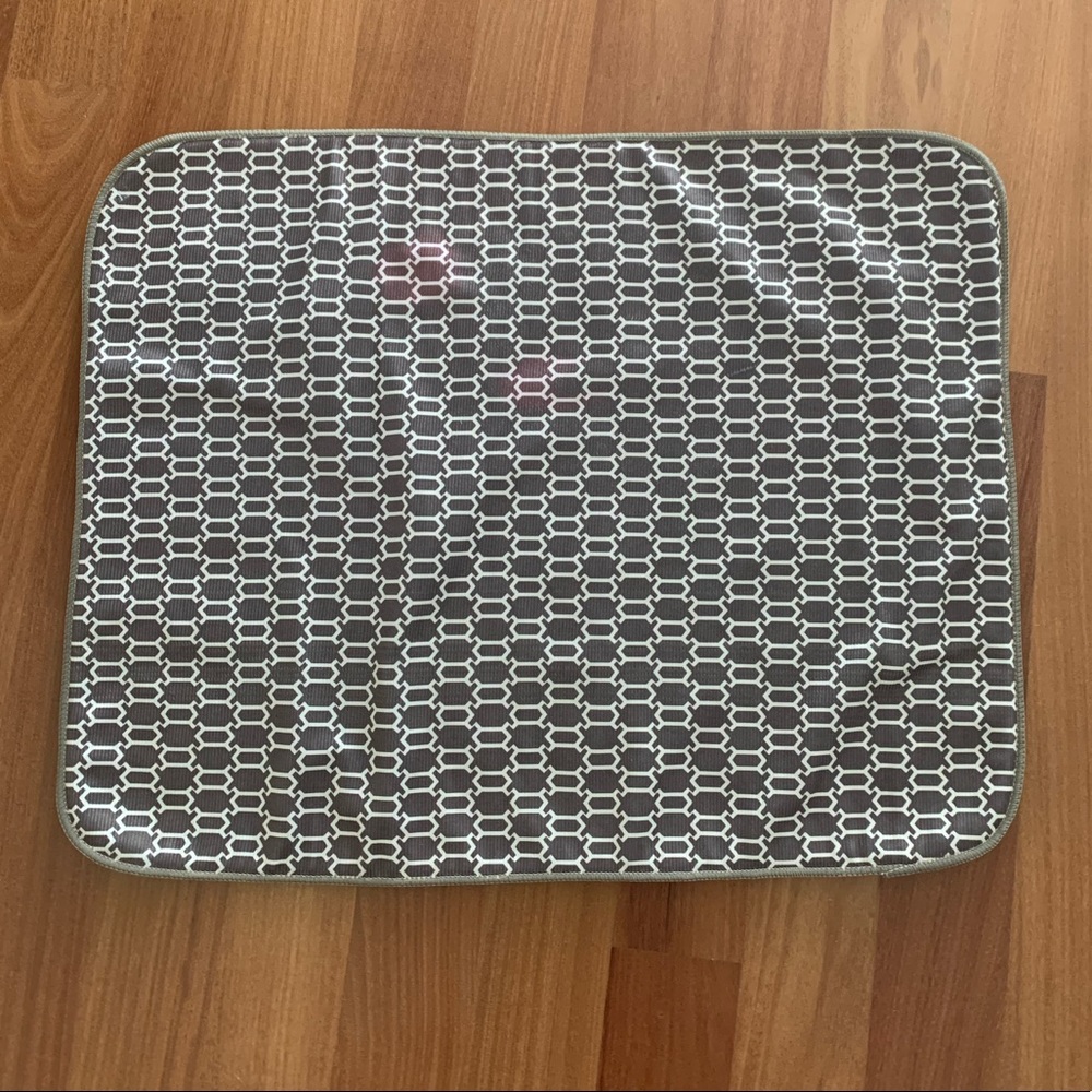 Charcoal XL Dish Drying Mat- 18 x 22 in